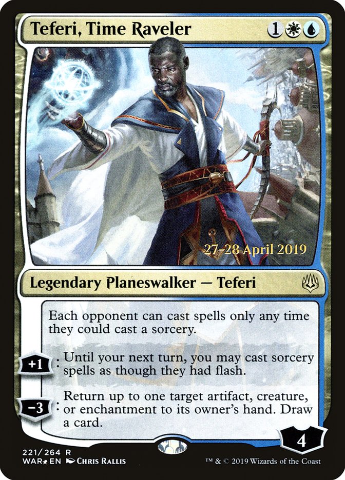 Teferi, Time Raveler [War of the Spark Prerelease Promos] | Gamers Paradise