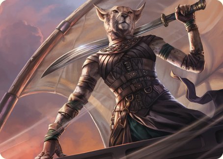Mirri, Weatherlight Duelist Art Card [Commander Masters Art Series] | Gamers Paradise