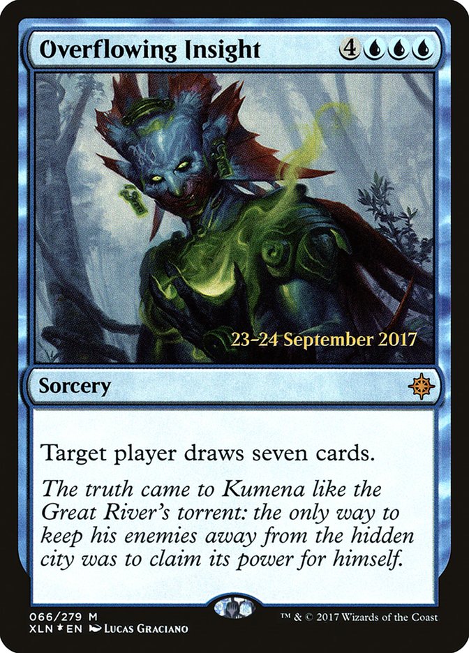Overflowing Insight [Ixalan Prerelease Promos] | Gamers Paradise