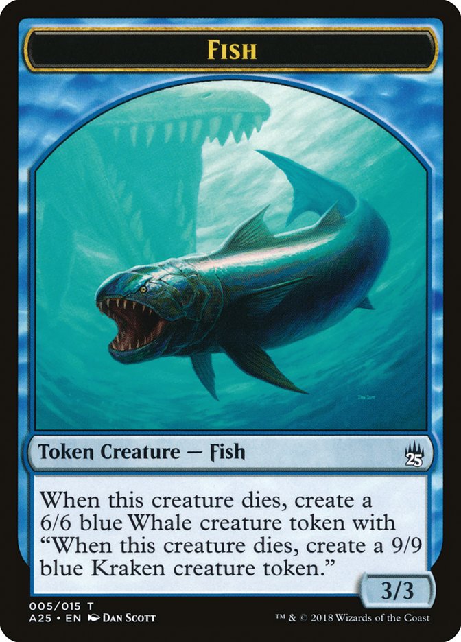 Fish Token [Masters 25 Tokens] | Gamers Paradise