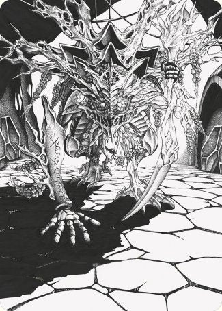 Thrun, Breaker of Silence Art Card [Phyrexia: All Will Be One Art Series] | Gamers Paradise