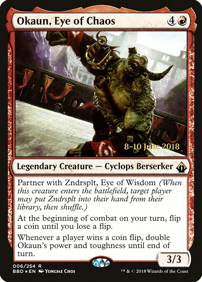 Okaun, Eye of Chaos [Battlebond Prerelease Promos] | Gamers Paradise
