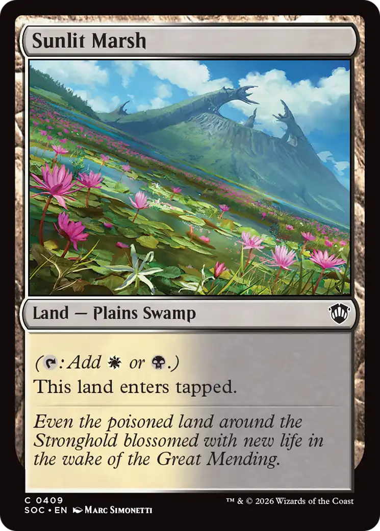 Sunlit Marsh [Secrets of Strixhaven Commander] | Gamers Paradise