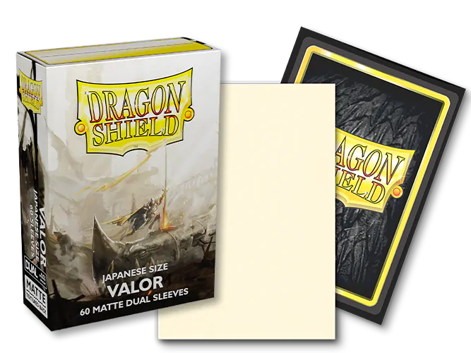 Dragon Shield: Japanese Size 60ct Sleeves - Valor (Dual Matte) | Gamers Paradise