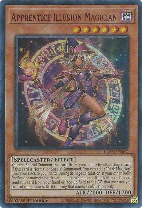 Apprentice Illusion Magician (Red) [LDS3-EN087] Ultra Rare | Gamers Paradise