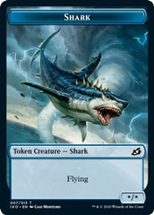 Angel Warrior // Shark Double-Sided Token [Challenger Decks 2021 Tokens] | Gamers Paradise