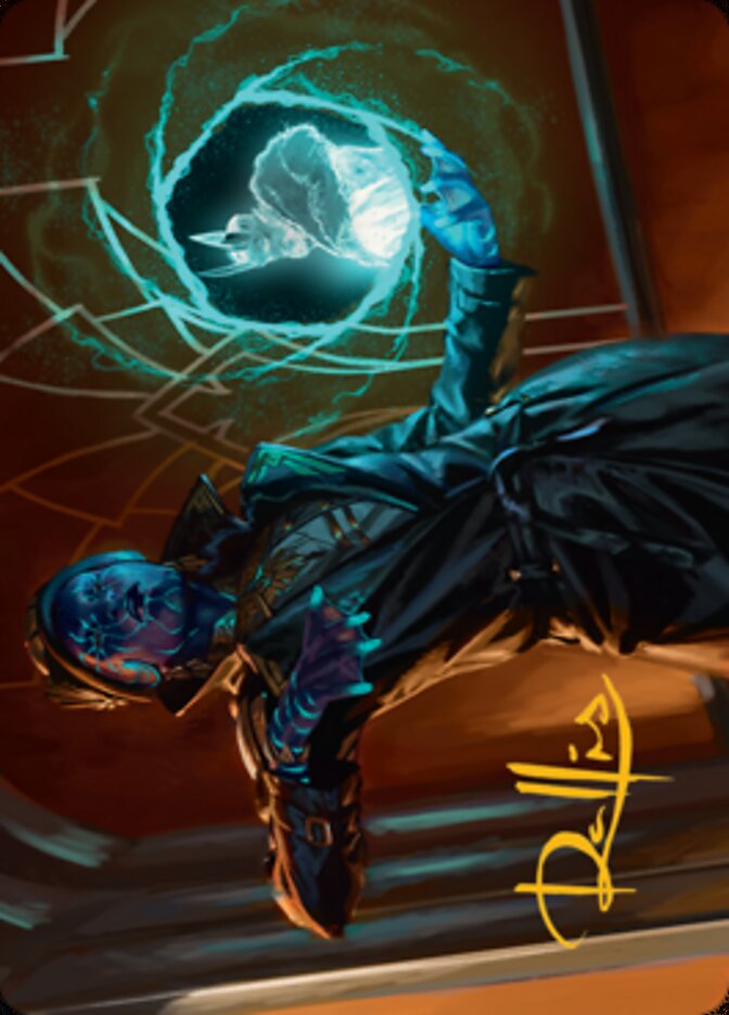 Kamiz, Obscura Oculus Art Card (Gold-Stamped Signature) [Streets of New Capenna Art Series] | Gamers Paradise