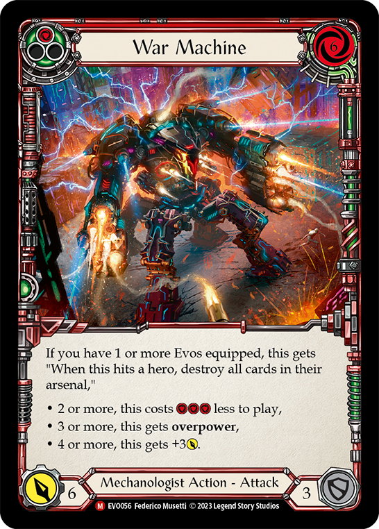 War Machine [EVO056] (Bright Lights)  Rainbow Foil | Gamers Paradise