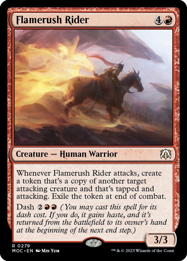 Flamerush Rider [March of the Machine Commander] | Gamers Paradise
