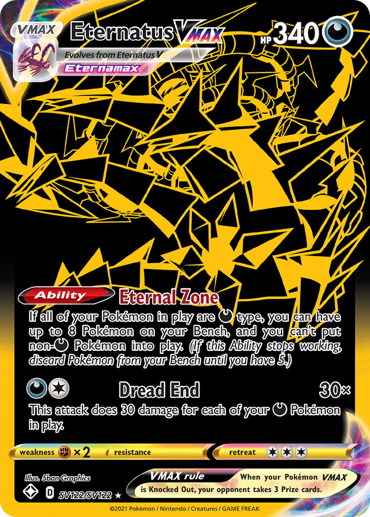 Eternatus VMAX (SV122/SV122) [Sword & Shield: Shining Fates] | Gamers Paradise