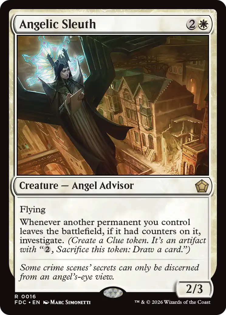 Angelic Sleuth [Foundations Commander] | Gamers Paradise