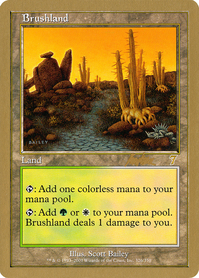 Brushland (Brian Kibler) [World Championship Decks 2002] | Gamers Paradise