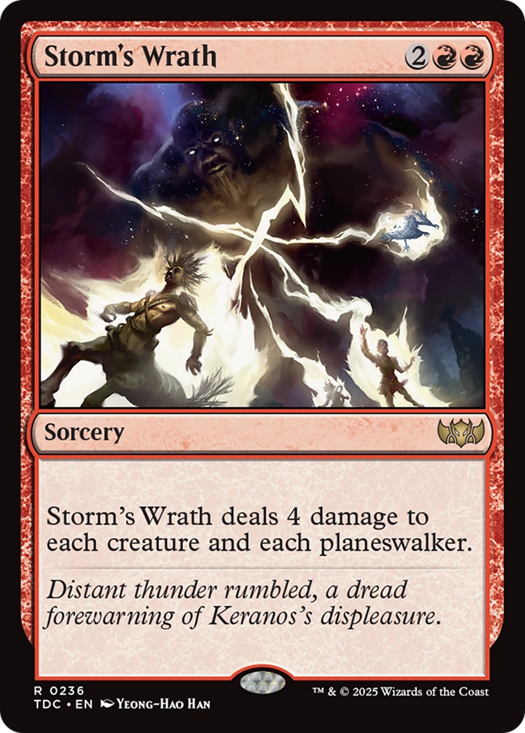 Storm's Wrath [Tarkir: Dragonstorm Commander] | Gamers Paradise