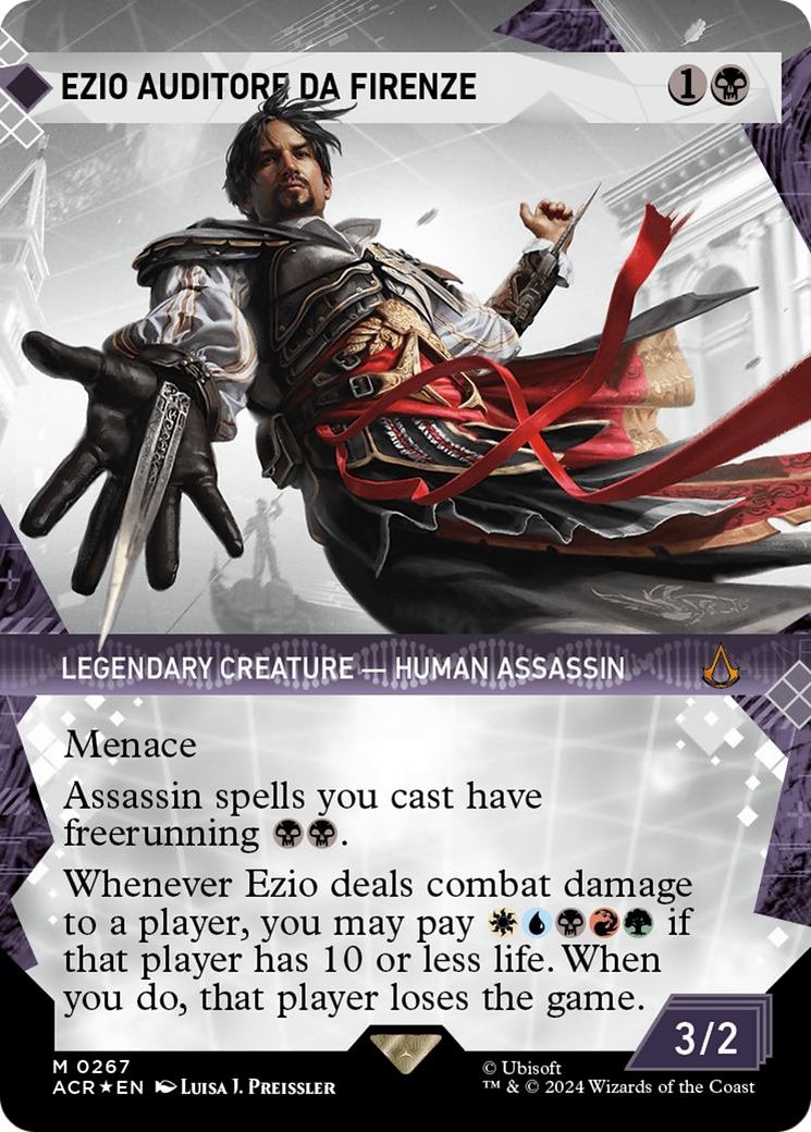 Ezio Auditore da Firenze (Showcase) (Textured Foil) [Assassin's Creed] | Gamers Paradise