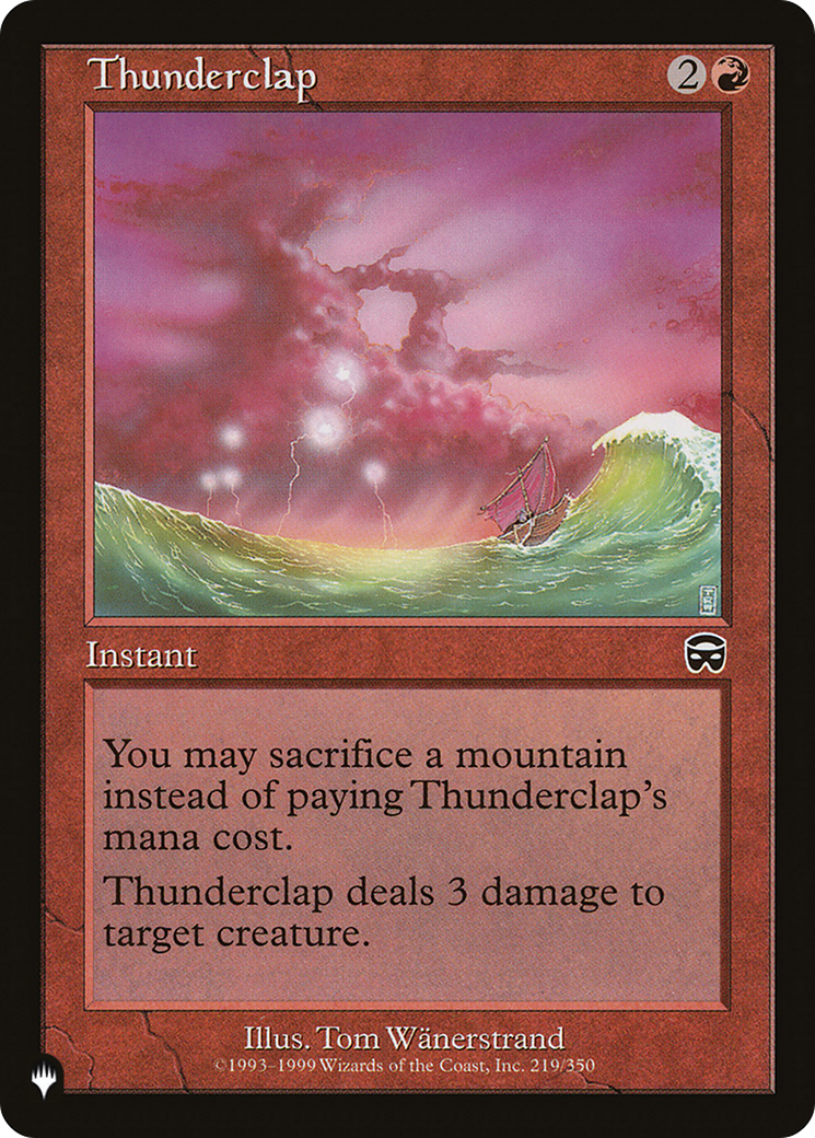 Thunderclap [The List Reprints] | Gamers Paradise