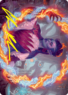 Rootha, Mercurial Artist Art Card (Gold-Stamped Signature) [Strixhaven: School of Mages Art Series] | Gamers Paradise