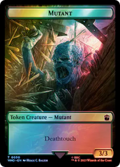 Soldier // Mutant Double-Sided Token (Surge Foil) [Doctor Who Tokens] | Gamers Paradise