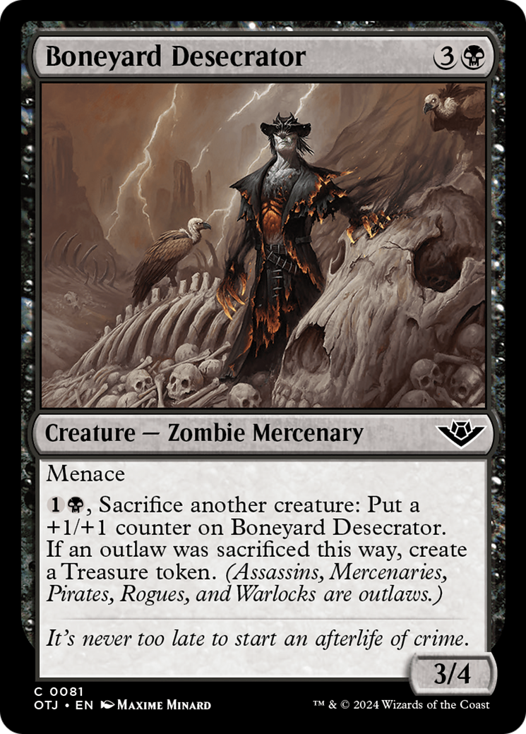 Boneyard Desecrator [Outlaws of Thunder Junction] | Gamers Paradise