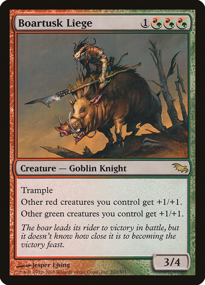 Boartusk Liege [Shadowmoor] | Gamers Paradise