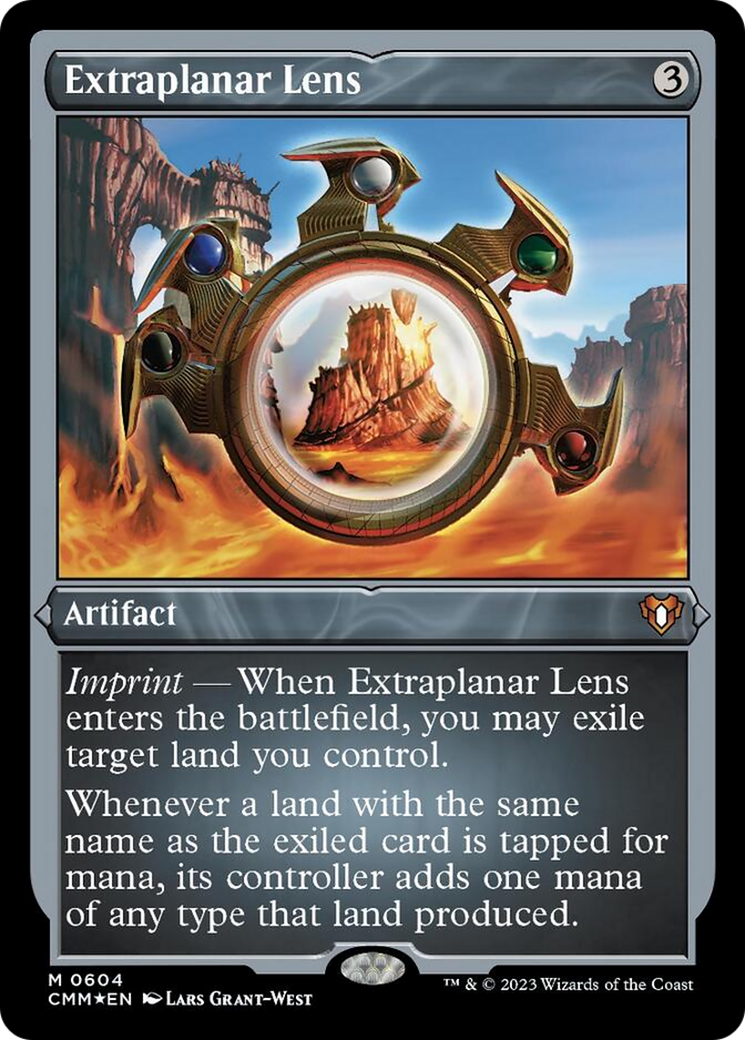 Extraplanar Lens (Foil Etched) [Commander Masters] | Gamers Paradise