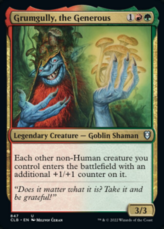 Grumgully, the Generous [Commander Legends: Battle for Baldur's Gate] | Gamers Paradise
