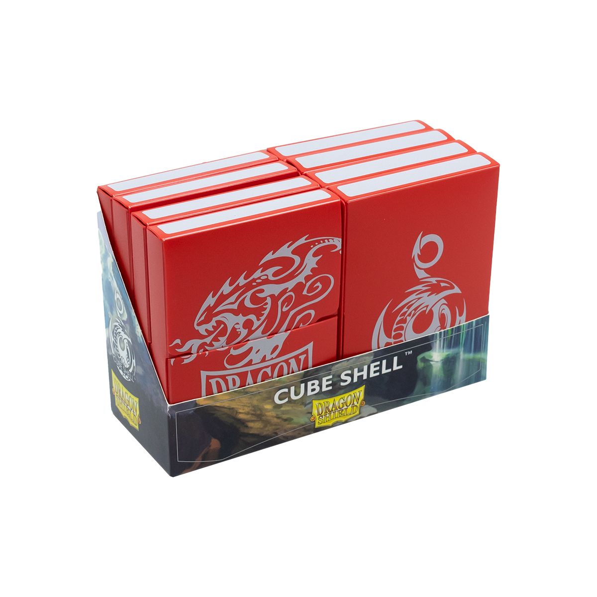 Dragon Shield: Cube Shell Display - Red | Gamers Paradise