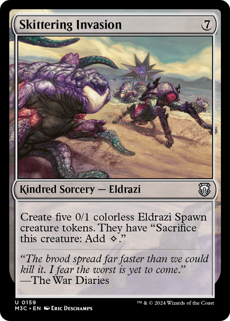 Skittering Invasion (Ripple Foil) [Modern Horizons 3 Commander] | Gamers Paradise