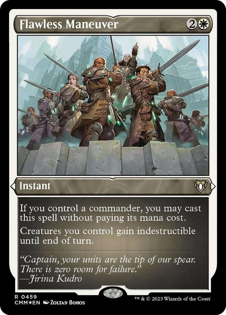 Flawless Maneuver (Foil Etched) [Commander Masters] | Gamers Paradise
