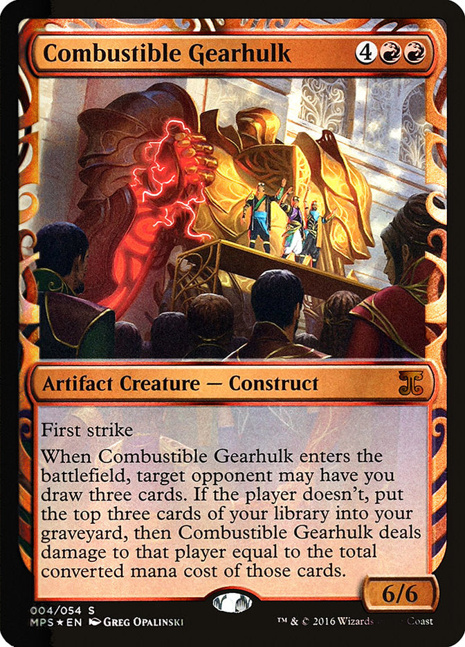 Combustible Gearhulk [Kaladesh Inventions] | Gamers Paradise