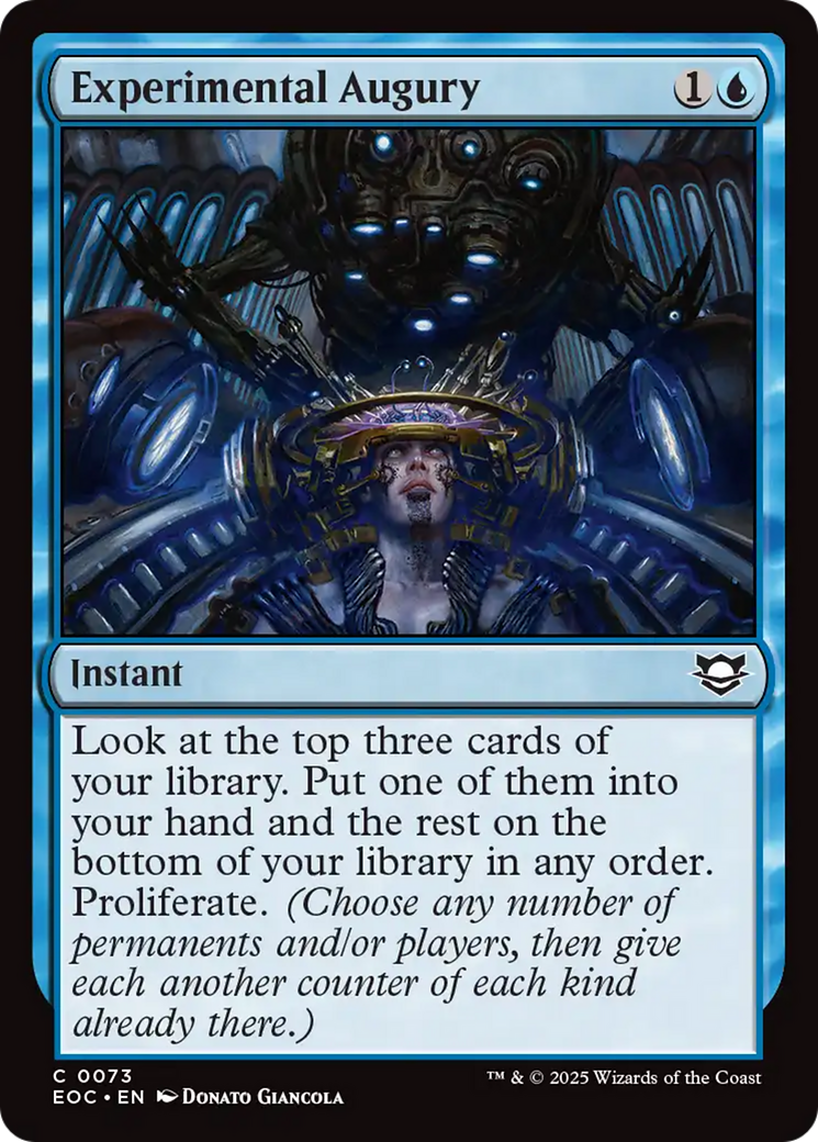 Experimental Augury [Edge of Eternities Commander] | Gamers Paradise