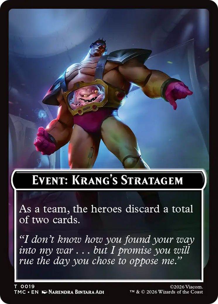 Event: Krang's Stratagem [Teenage Mutant Ninja Turtles Commander Tokens] | Gamers Paradise