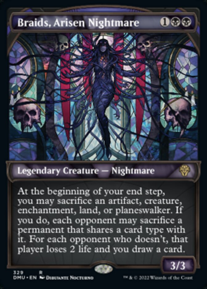 Braids, Arisen Nightmare (Showcase Textured) [Dominaria United] | Gamers Paradise
