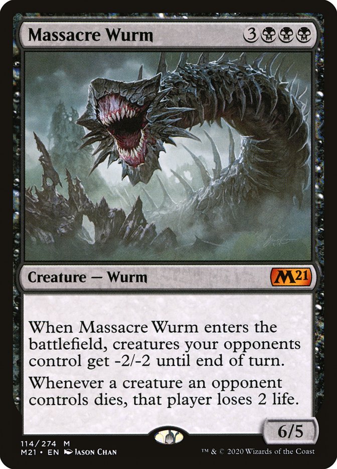 Massacre Wurm [Core Set 2021] | Gamers Paradise