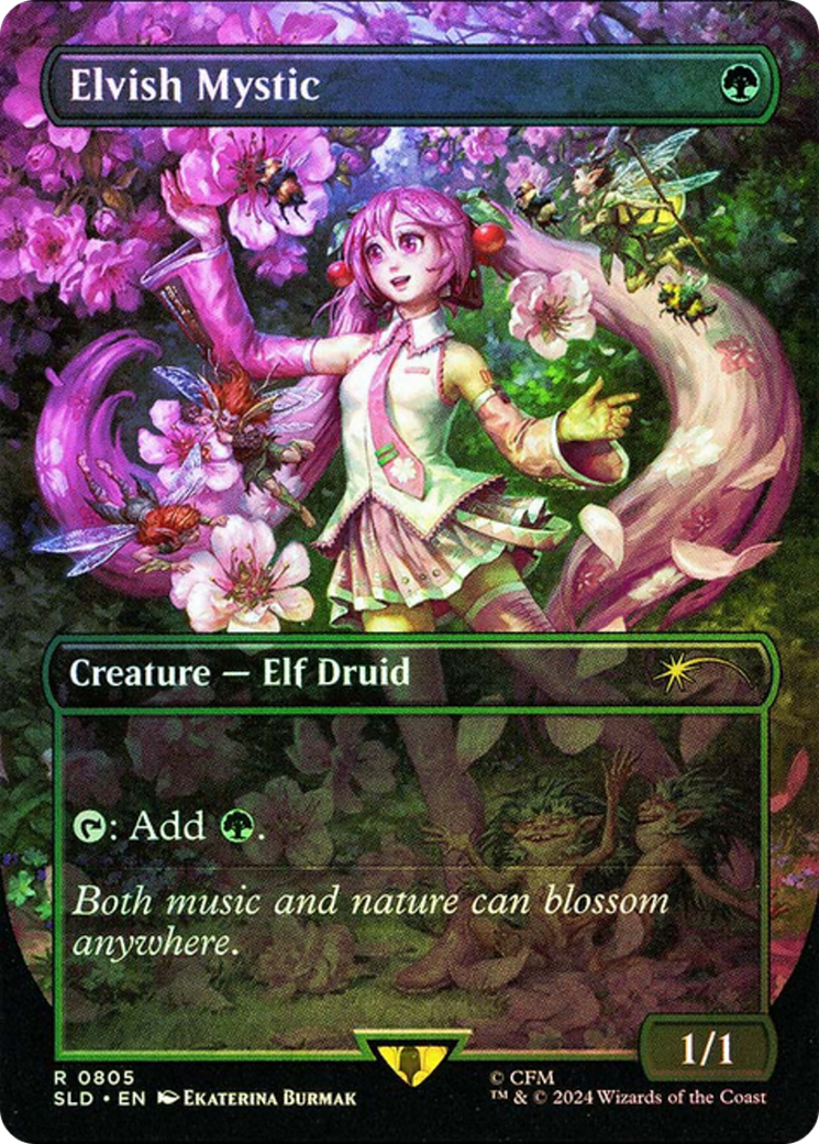 Elvish Mystic (0805) (Rainbow Foil) [Secret Lair Drop Series] | Gamers Paradise