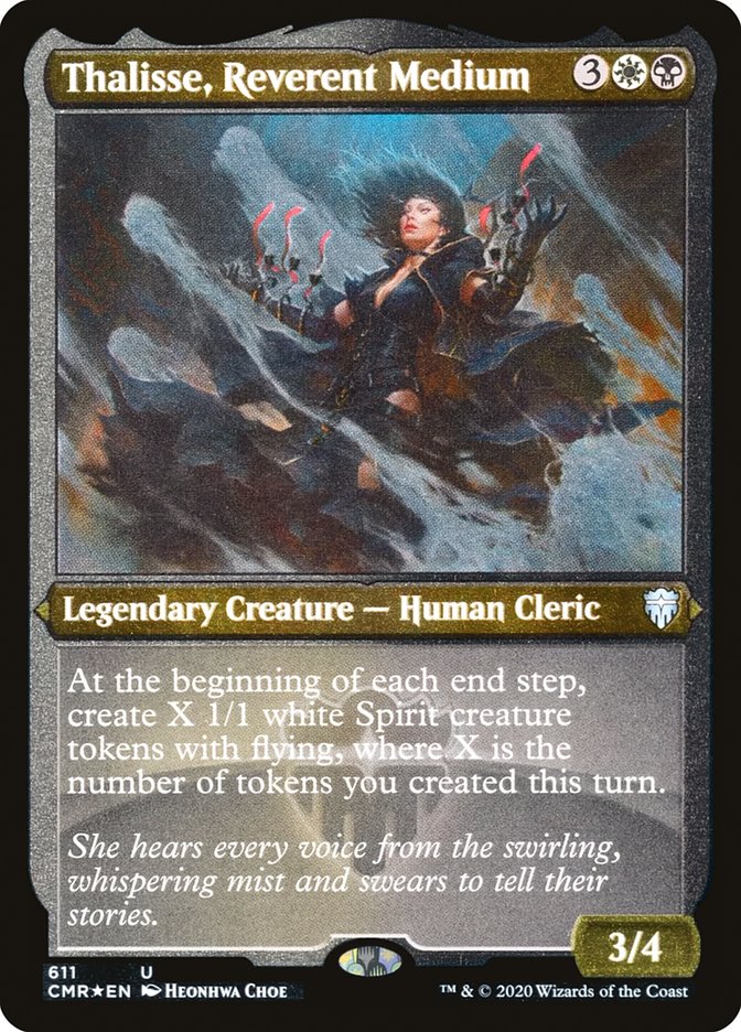 Thalisse, Reverent Medium (Etched) [Commander Legends] | Gamers Paradise