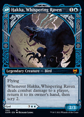 Alrund, God of the Cosmos // Hakka, Whispering Raven (Showcase) [Kaldheim] | Gamers Paradise
