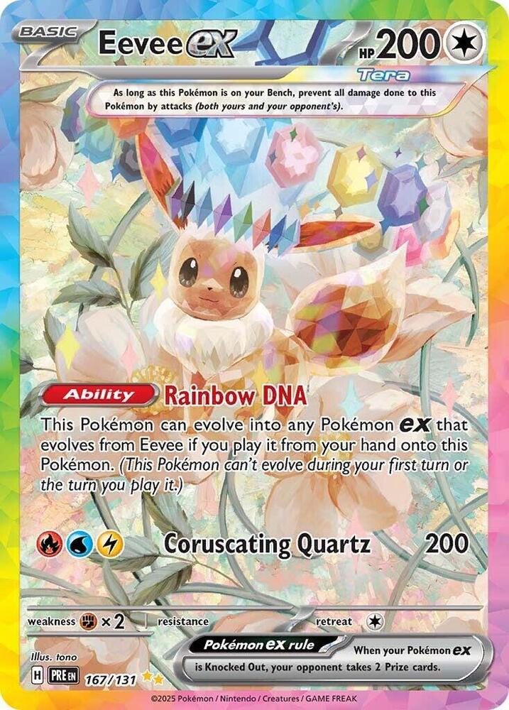 Eevee ex (167/131) [Scarlet & Violet: Prismatic Evolutions] | Gamers Paradise