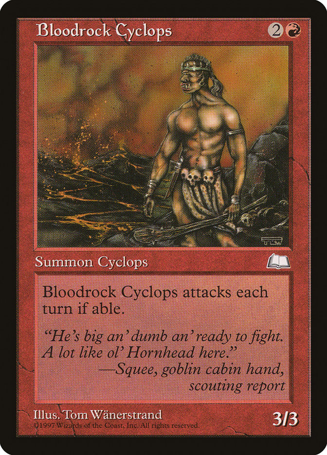 Bloodrock Cyclops [Weatherlight] | Gamers Paradise