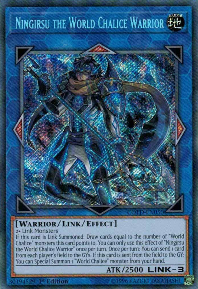 Ningirsu the World Chalice Warrior [COTD-EN050] Secret Rare | Gamers Paradise