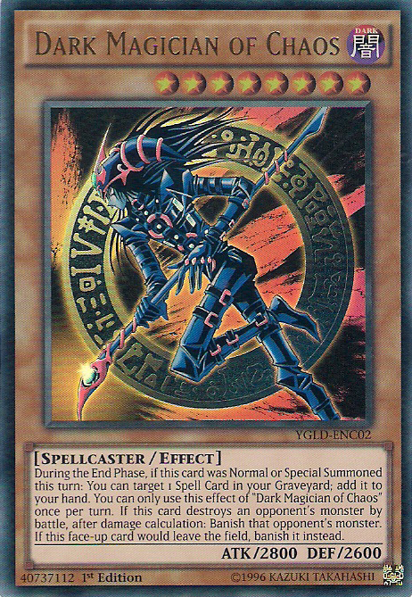 Dark Magician of Chaos [YGLD-ENC02] Ultra Rare | Gamers Paradise