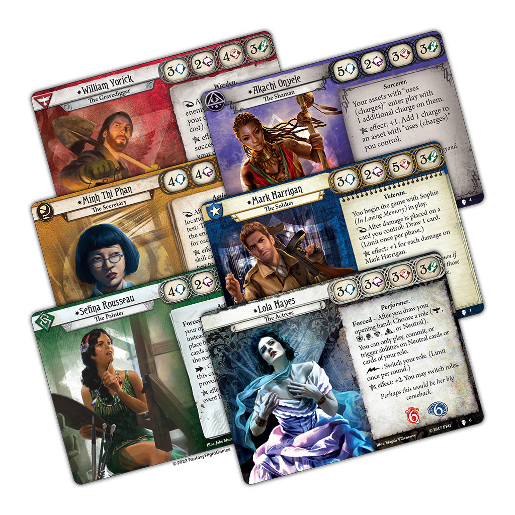 arkham horror the card game characters Horror: Game, Revised Core Set (Sold Out - Restock Notification Only) Chapter Two core spoiler season