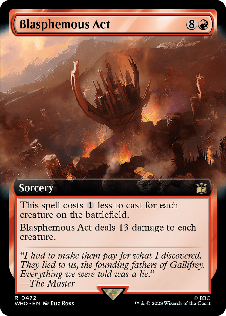 Blasphemous Act (Extended Art) [Doctor Who] | Gamers Paradise