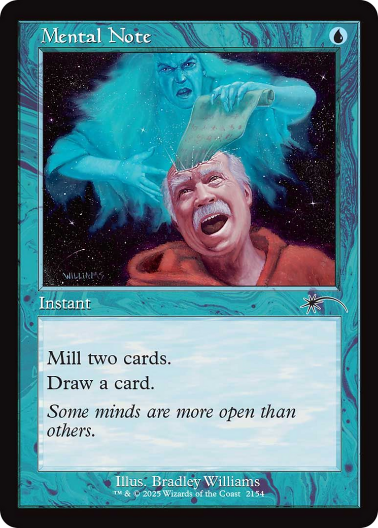 Mental Note (Retro Frame) [Secret Lair Drop Series] | Gamers Paradise