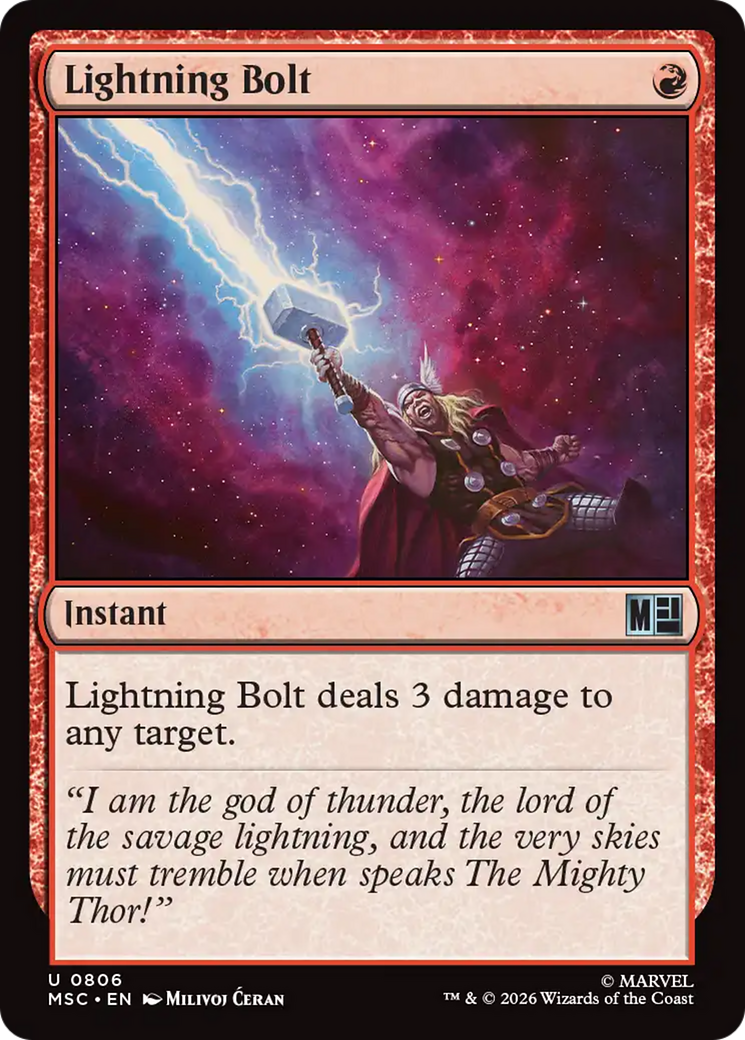 Lightning Bolt [Marvel Super Heroes Commander] | Gamers Paradise