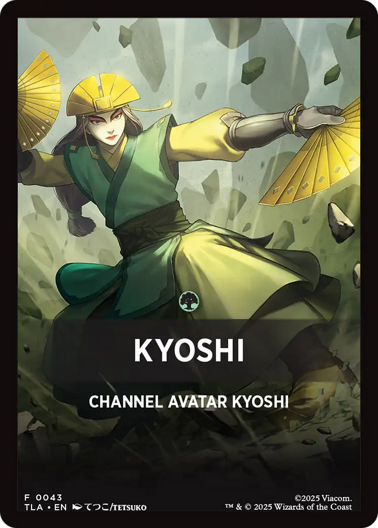 Kyoshi Theme Card [Avatar: The Last Airbender Tokens] | Gamers Paradise