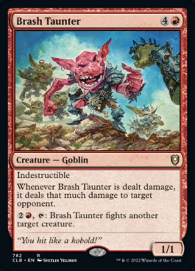Brash Taunter [Commander Legends: Battle for Baldur's Gate] | Gamers Paradise