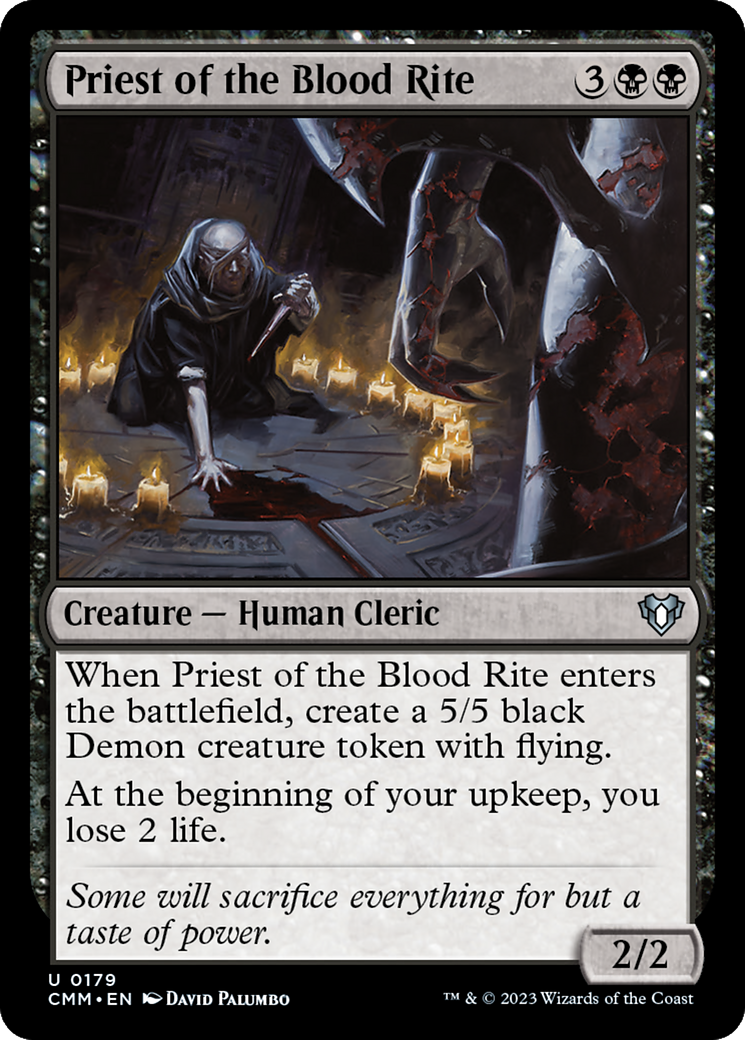 Priest of the Blood Rite [Commander Masters] | Gamers Paradise