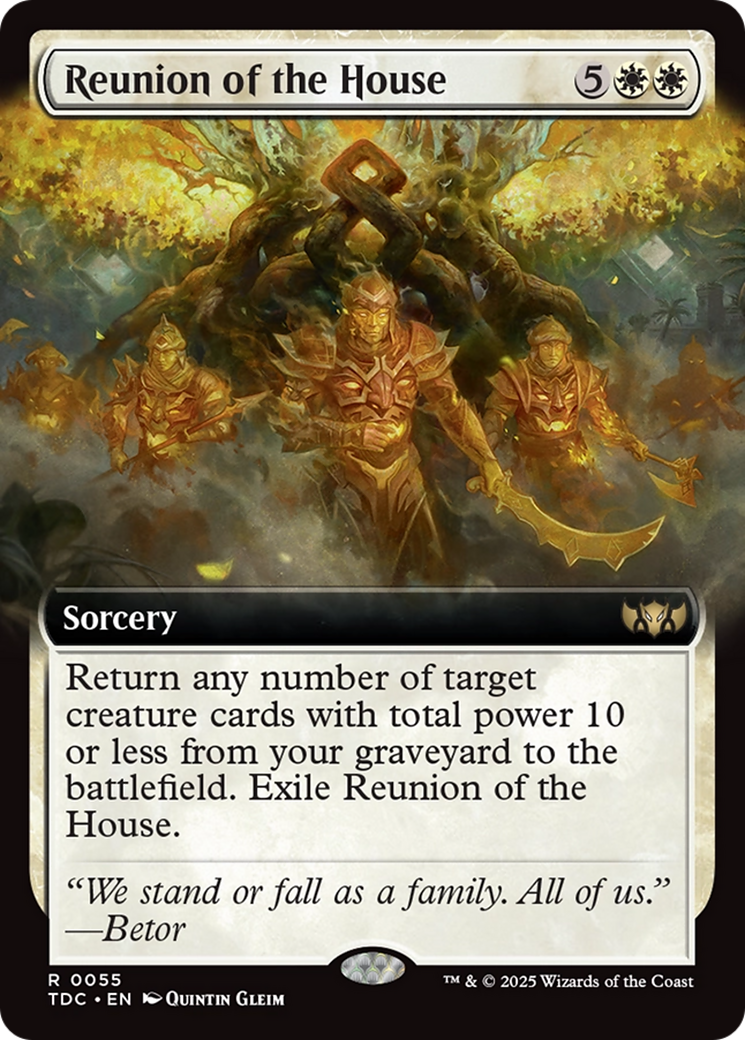 Reunion of the House (Extended Art) [Tarkir: Dragonstorm Commander] | Gamers Paradise
