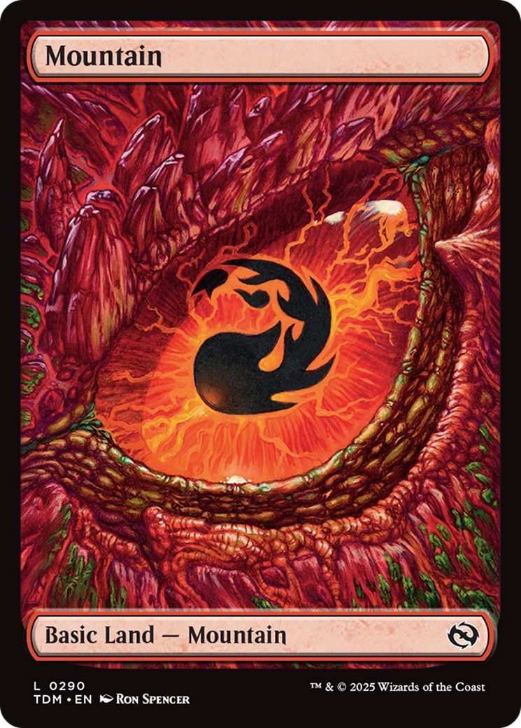 Mountain (0290) [Tarkir: Dragonstorm] | Gamers Paradise