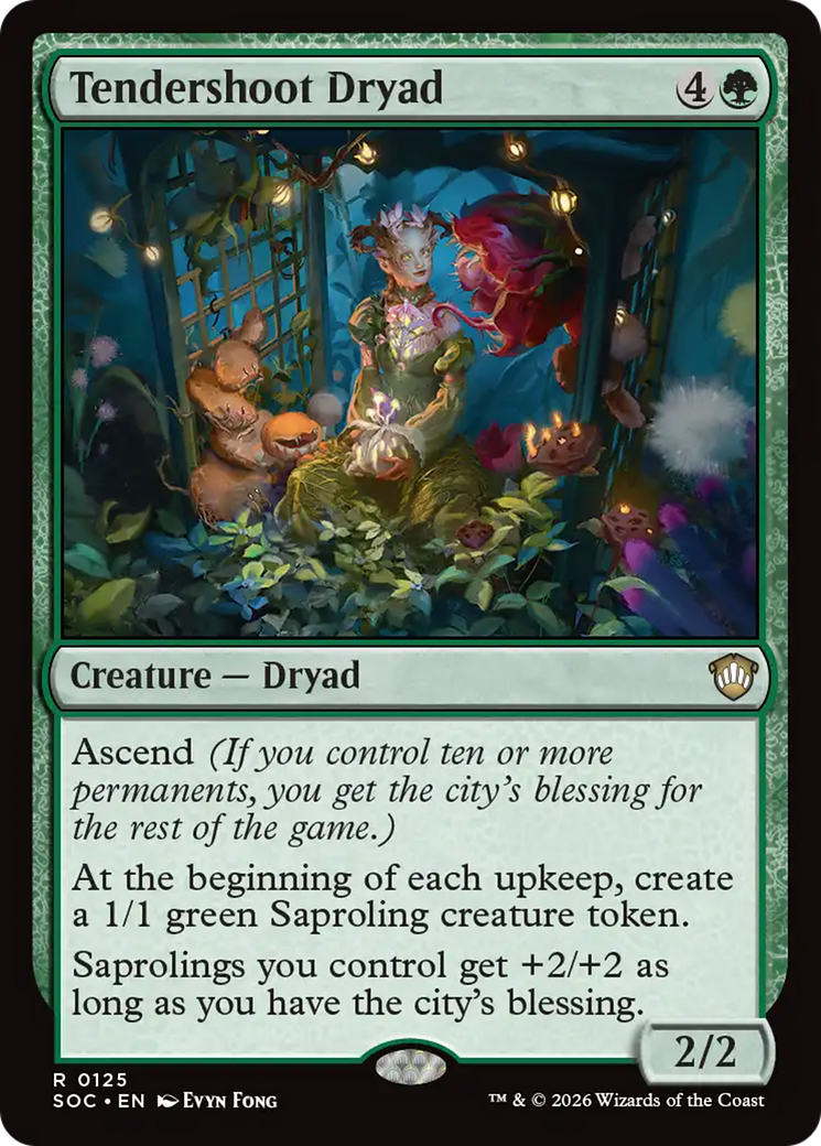 Tendershoot Dryad [Secrets of Strixhaven Commander] | Gamers Paradise